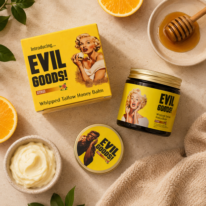 Evil Goods Citrus – Bálsamo de Sebo Batido con Miel de Manuka - Hasta 80% OFF 🎁