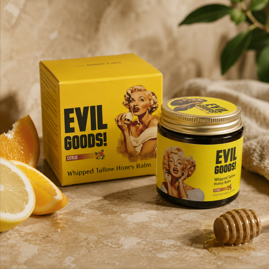 Evil Goods Citrus – Bálsamo de Sebo Batido con Miel de Manuka - Hasta 80% OFF 🎁